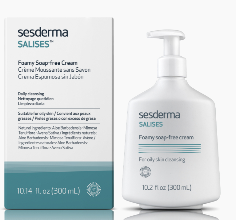 SALISES Foamy Soap-free Cleanser Cream 10.14 fl. Oz 300 ML