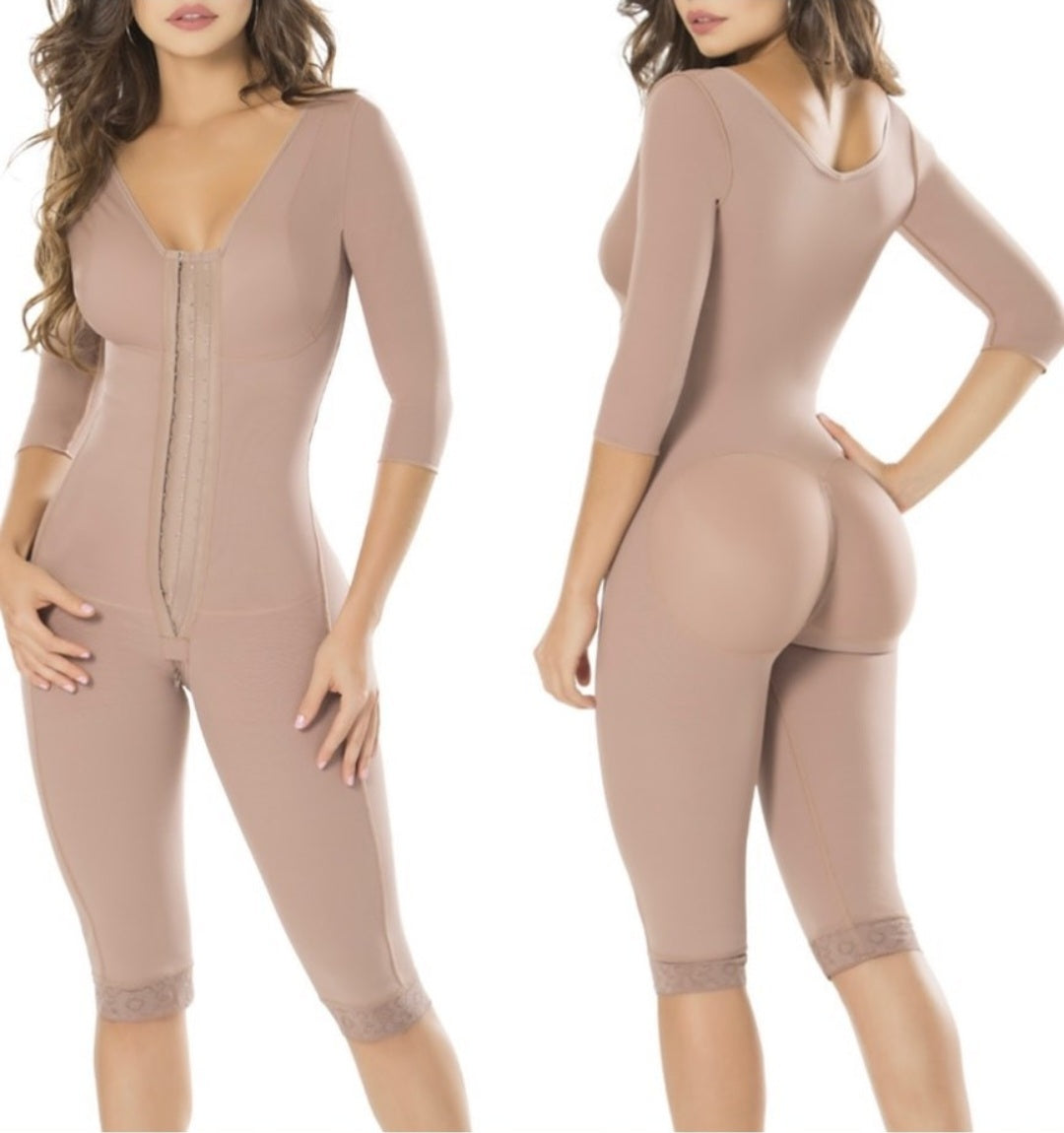 Secret Girdle 3/4 Capri with Bra and Sleeves